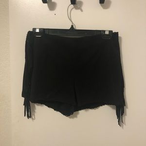 Fringe shorts